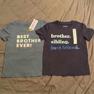 Toddler Boys Brother Tshirts, Pack of 2, 4T